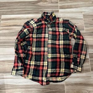 vintage workwear L.L.Bean plaid button up shirt